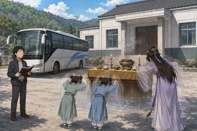追经之旅：从尘世到九霄 · 完整封面插画