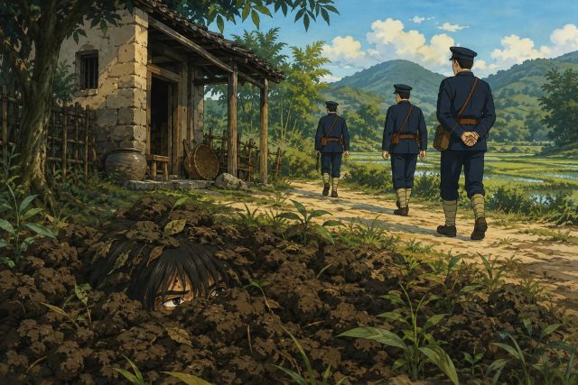 伪装逃亡与透明蛇胆 · 完整封面插画