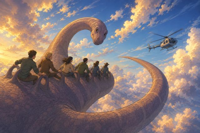云中急转，尾巴落空