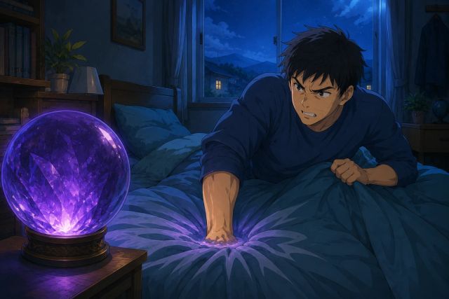 梦中的紫月与被压住的手臂