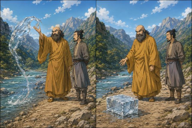 达摩祖师 · 完整封面插画