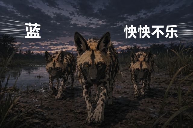 橘ju桔-蓝-怏怏不乐 · 完整封面插画