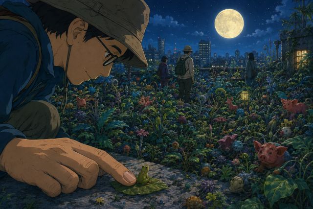 楼顶生物圈 · 梦境插画