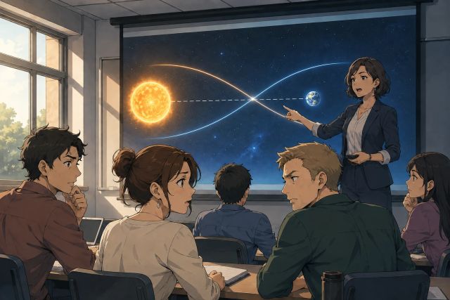 火星联姻课堂 · 完整封面插画