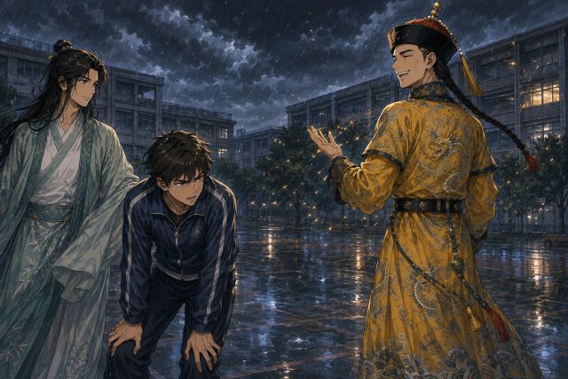 他轻松转身，我却筋疲力尽