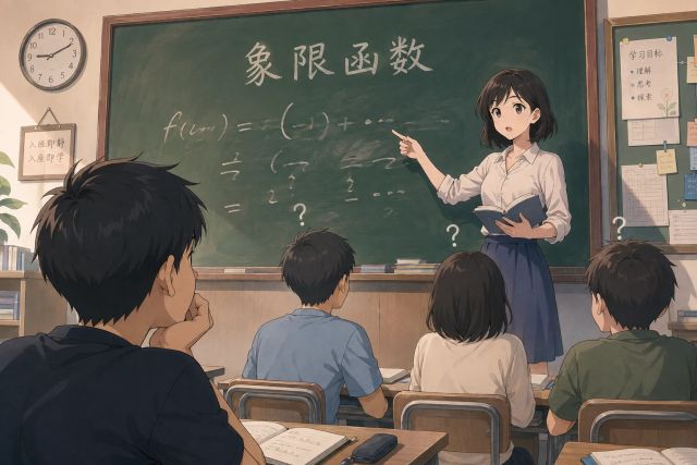 老师讲起不确定的象限函数