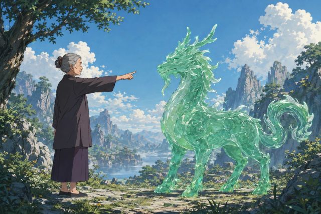 指尖所向，化为翡翠